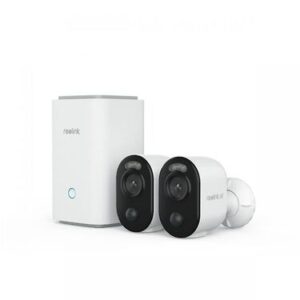 Reolink Home Hub + 2x Argus 3 Ultra - Valvontakamerajärjestelmä, valkoinen